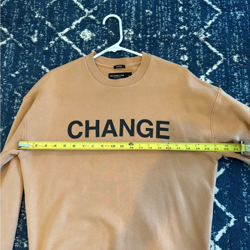 Abercrombie & Fitch CHANGE Graphic Unisex Sweatshirt Size S - Picture 6 of 7